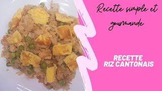 Recette facile à faire un riz cantonais éperdument délicieux [upl. by Ydnyl435]