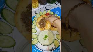 How to make keema naan recipe new style shots food [upl. by Sillsby]