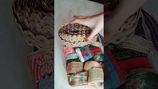 DIY hand bag from leftover laceshandmade bagdiy reuse laceshandbagamazing ideas explore [upl. by Ostler855]