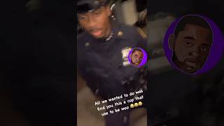 NYC goon found out his op became a NYPD police officer nypdblue nyc nydrill 😱😳 [upl. by Legyn]