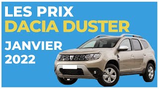 Dacia Duster  les prix en janvier 2022 [upl. by Delsman763]