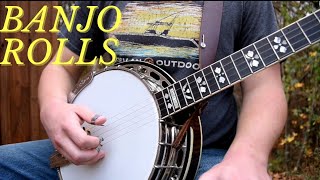 3 Essential Rolls for Beginner Banjo Players [upl. by Cissy]