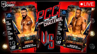 🔴 LIVE STREAM  Peoples Champion Challenge guide 🥇 El Idolo vs Melo 🥇 WWE SuperCard [upl. by Stelmach]