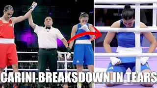 Female Boxer Angela Carini QUITS in Seconds After Male Boxer Powerful BLOWS In 2024 Paris Olympics [upl. by Tdnaltroc366]