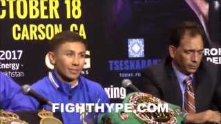 GENNADY GOLOVKIN VS MARCO ANTONIO RUBIO FULL POSTFIGHT PRESS CONFERENCE HD [upl. by Arihsay405]