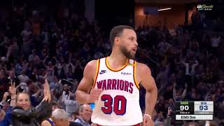 BUZZERBEATER FROM HALFCOURT 👀  Steph Curry HITS Impossible 3🔥 [upl. by Felicdad]