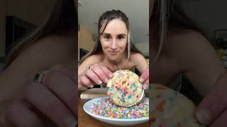 Confetti cookie ice cream sandwich icecream dessert food [upl. by Saunderson477]