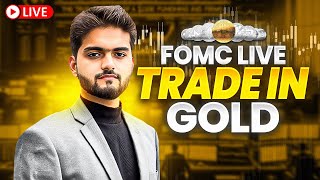 FOMC LIVE TRADING IN GOLD [upl. by Ahsanat]