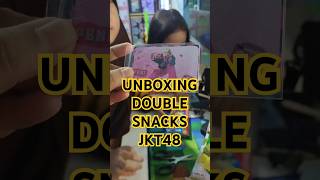 Unboxing snacks JKT48 jkt48 unboxing photocard shortsvideo [upl. by Blinni93]