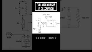 SNUBBER CIRCUIT DESIGN  RC SNUBBER  POWER ELECTRONICS shorts [upl. by Norud]