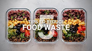 5 tips to reduce food waste [upl. by Ynnek780]