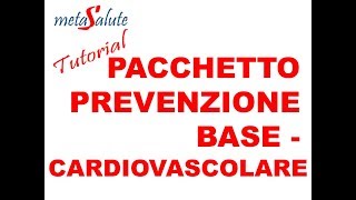 METASALUTE tutorial PACCHETTO PREVENZIONE BASE  SANGUE URINE FECI ECOGRAFIA ELETTROCARDIOGRAMMA [upl. by Gwenn205]