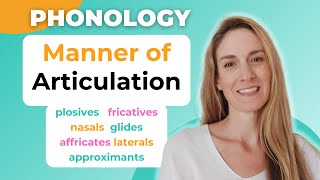 Manner of Articulation  Consonant Sounds in English  Phonology [upl. by Eanad]