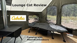 Cabelas Lounge Cot Review [upl. by Drusus]