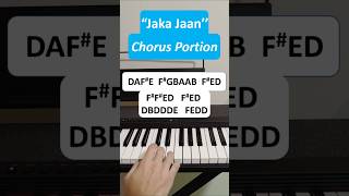 How to play Jaka Jaan CHORUS Simple Piano Tutorial dragonballdaima piano pianotutorial ドラゴンボール [upl. by Rachele71]