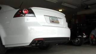 Pontiac G8 GT Corsa DB Vs Magnaflow Mufflers [upl. by Susanne198]