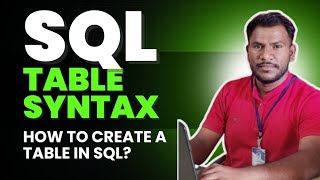 Lec 3 How to Create a table in SQL   Syntax  How to write queries  Part  1 syntax [upl. by Chadabe]