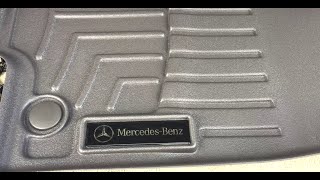 MercedesBenz GL Class X166 Weathertech floor liner installation [upl. by Mayce]