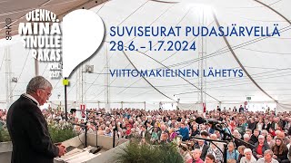 Suviseurat Pudasjärvellä 2024 lauantai 296 kello 1130 viittomakielinen lähetys [upl. by Aniat]