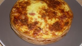 Comment faire une QUICHE REVISITE aux ARTICHAUTS ET JAMBON [upl. by Zalea]