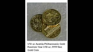 110 oz Austria Philharmonic Gold Random Year 110 oz 9999 fine Gold Coin [upl. by Amleht]