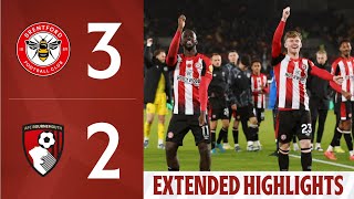 Brentford 32 AFC Bournemouth  Extended Premier League Highlights [upl. by Lorena]