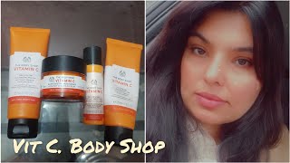 Body Shop Vitamin C Range Review  Vit C Cleansing Polish  Vit C Moisturiser  Vit C Skin Reviver [upl. by Herrera]