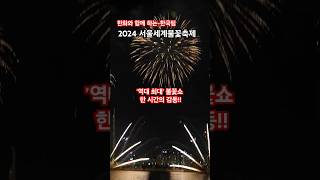 2024 서울세계불꽃축제 감동 또 감동 shorts 2024서울세계불꽃축제 한화 서울시 불꽃쇼 한화그룹 불꽃축제 사회공헌 Korea fireworks 2024 [upl. by Brunhilde713]