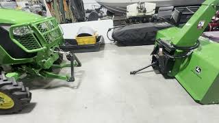 halloween snow 3046r snow blower install [upl. by Norag]