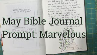 May Bible Journal  Prompt Marvelous [upl. by Ostler382]