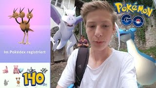 140 Pokedex Einträge amp Lapras  2x Aerodactyl fangen • Pokemon Go deutsch [upl. by Haily]