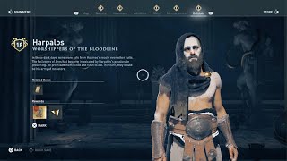 Assassins Creed Odyssey Cultist Harpalos Location At Worshipper Of The God Of War [upl. by Reivaz]