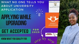 How to apply for University in South Africa  UJ Complete Application Process for 2025 Admissions [upl. by Medrek]