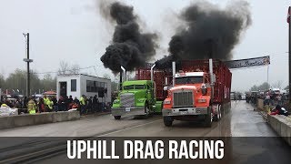 Big Rig Drag Racing  Onaway Michigan [upl. by Eatnahs751]