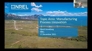 Manufacturing Process Innovation Topic Area  CIP Informational Workshop 2021 [upl. by Hansiain]