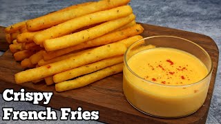 French Fries Recipe  Crispy Restaurant Style French Fries with Cheese Sauce at home [upl. by O'Grady604]