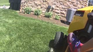 Cub Cadet XT1 Mowing [upl. by Ylrebnik]