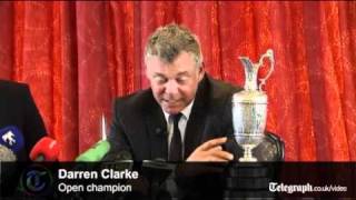 Open 2011 champion Darren Clarke receives heroes homecoming [upl. by Angus]