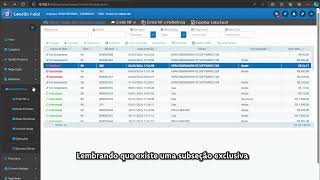 Notas emitidas Como visualizar corrigir cancelar descartar e inutlizar no Gestão Fácil [upl. by Ennaus]