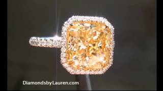 See how yellow a YZ color diamond looks when its well cut [upl. by Arol]