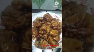 Garlic sauce momo 🤤🤤 recipe viral latest food cooking [upl. by Eelyma]