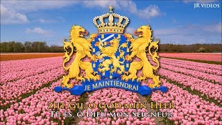 Hymne national des PaysBas NLFR paroles  Anthem of Netherlands French [upl. by Drofhsa824]