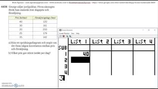 Matematik 5000 Ma 2b Kapitel 4 Statistik Modellering Korrelation 4406 [upl. by Markson650]