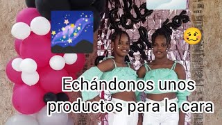 ECHÁNDONOS PRODUCTOS PARA LA CARA 🌫️lasgemelasrivasoficial [upl. by Mines832]