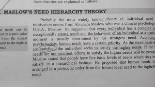 Maslows Need Hierarchy Theory of Motivation in hindi  Maslows Hierarchy Of Need [upl. by Ruhtracam]