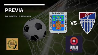 Previa SD Tarazona  Gimnástica Segoviana  J12 1ª Federación [upl. by Gainer]