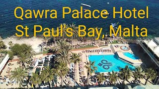 Qawra Palace Hotel St Pauls Bay Malta [upl. by Ieluuk]