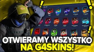 OTWIERAŁEM SKRZYNIE CS2 NA G4SKINS 🔥💲 CSGO OPENING [upl. by Dranyer392]