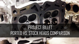 Project Billet  Ported VS Stock Subaru EJ Heads  Benefits and Comparison [upl. by Champagne328]