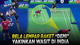 Akui Kehebatan Ginting😎 Drama Protes Pemain Jepang Hingga Minta Bantuan Medis Di India Open 2024 🔥 [upl. by Learsiy]